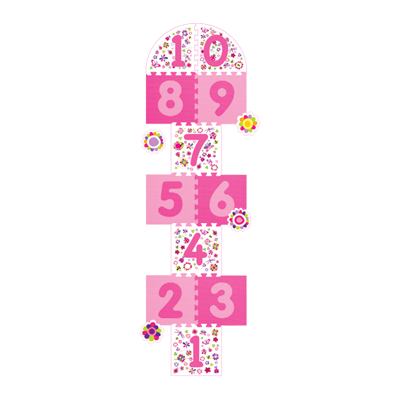 1015PK › Numbers Hop-Scotch Set
