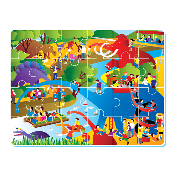 3255HT › Dinosaurs HTF Jigsaw Puzzle