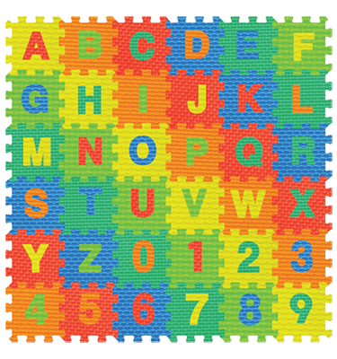 Alphabet puzzle sales mat