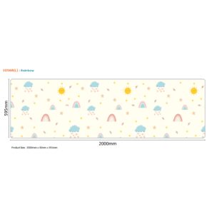 3056R(L) - RAINBOW PATTERN INDOOR RUNNER MAT