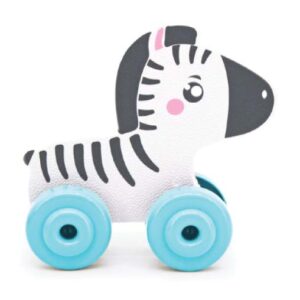 3502ZBR - PUSH & PLAY ANIMALS: ZEBRA