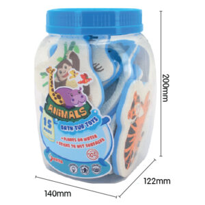 1329A(J) - PRINTED BATHTUB TOY: ANIMAL