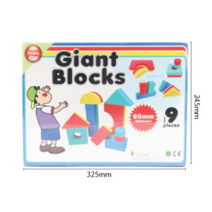 1720 - GIANT FOAM BLOC (9PCS)