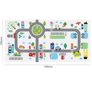 3406R / 3406R(WC) - Road Track Puzzle Mat Printed Roll Mat