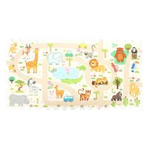 3408 / 3408V - Safari Track Puzzle Mat Printed Puzzle Mat (8pcs)