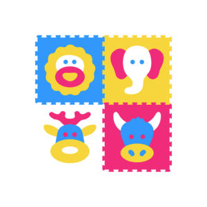 2115/10B3-B - BABY PLAY MAT (ANIMAL) 4PCS