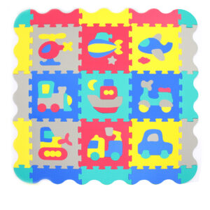 5513N - VEHICLE WORLD PUZZLE PLAY MAT WITH BORDERS