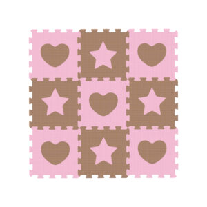 1036 - Heart & Star Baby Puzzle Play Mat