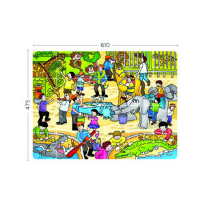 3288HT - Zoo Printed Jigsaw Puzzle (24pcs)