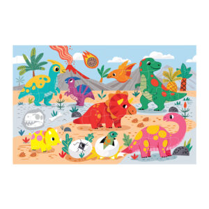 3291DNS - DINOSAUR WORLD Jigsaw Puzzle (40pcs)