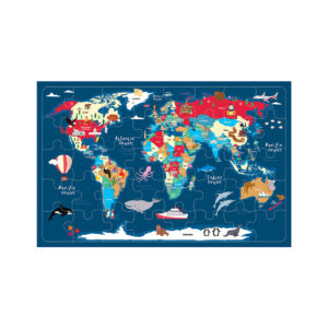 3291WMP - World Map Jigsaw Puzzle (40pcs)