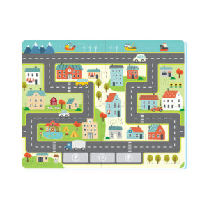 3430V - Puzzle Road Track with Toy Car - City Map